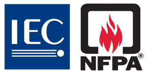 Logo IEC NFPA